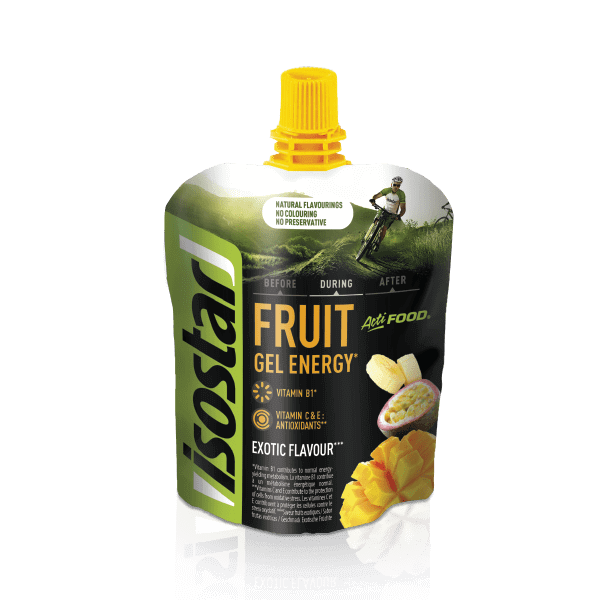 Энергетический гель Isostar Actifood 90 г экзотик