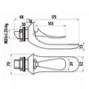 Creavit FG1401 Cмеситель для раковины скрытого монтажа, цвет: хром