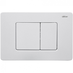 Abber AC0120MW Кнопка смыва, цвет: белый матовый фото