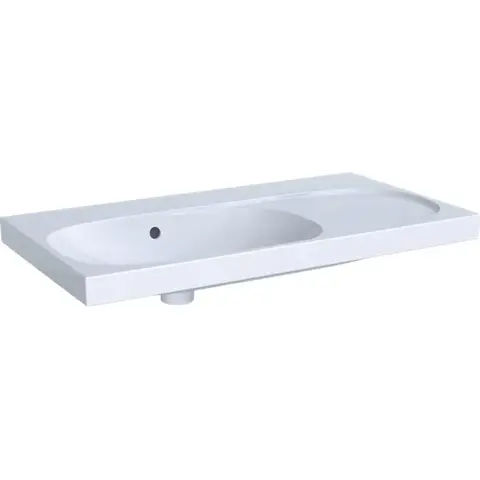 Geberit Acanto 500.626.01.2 Раковина с полкой справа, 90x48.2см, белый