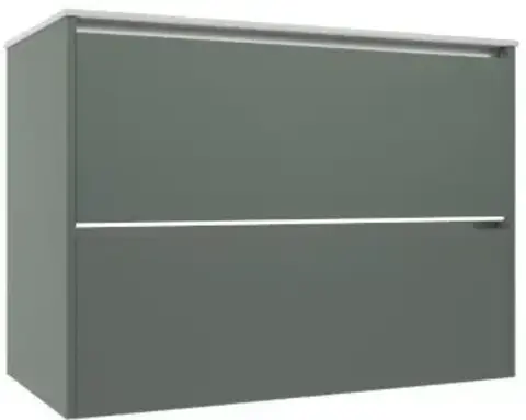 Allen Brau Activity 1.34013.CGM Тумба под раковину, цвет: олива матовый, олива браш