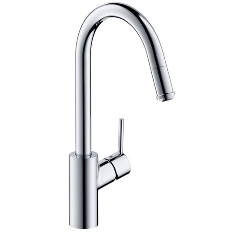 Hansgrohe 73864800 Смеситель для кухни с выдвижным изливом и лейкой