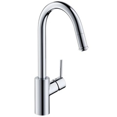 Hansgrohe 73864800 Смеситель для кухни с выдвижным изливом и лейкой фото