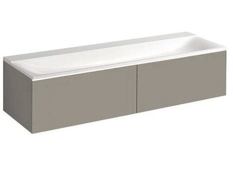 Geberit Xeno2 500.348.00.1 Тумба под раковину, 139.5x35x47.3см, Серый / Матовое покрытие