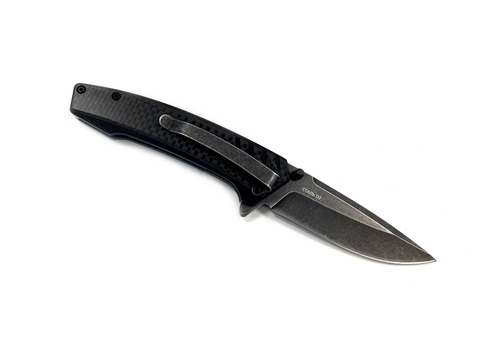 Складной нож ВДВ НОКС, сталь D2, карбон, 322-509405