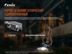 Фонарь налобный Fenix HМ70R 1600lm аккумуляторный