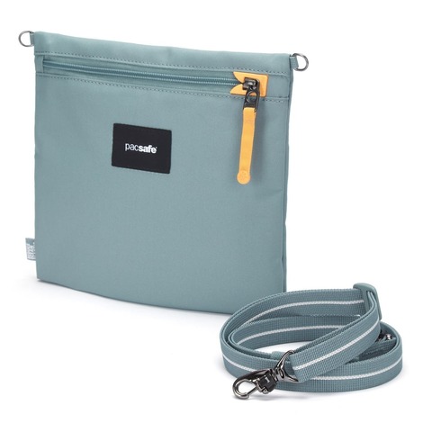 Картинка сумка для документов Pacsafe GO crossbody pouch мятный - 12