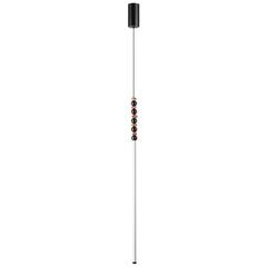 7187/12L HIGHTECH ODL26 223 светильник черный/акрил/агат/металл IP20 LED 12W 3500K 220V MONELLA