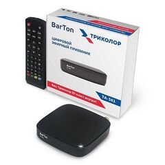 ТВ ресивер TA-561 Barton , тюнер цифровой HD TV, эфирная приставка DVB-T2 для телевизора, 31 день бесплатного просмотра кино и ТВ в онлайн-кинотеатре Триколор