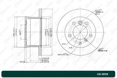 Диск тормозной G-brake  GR-01519