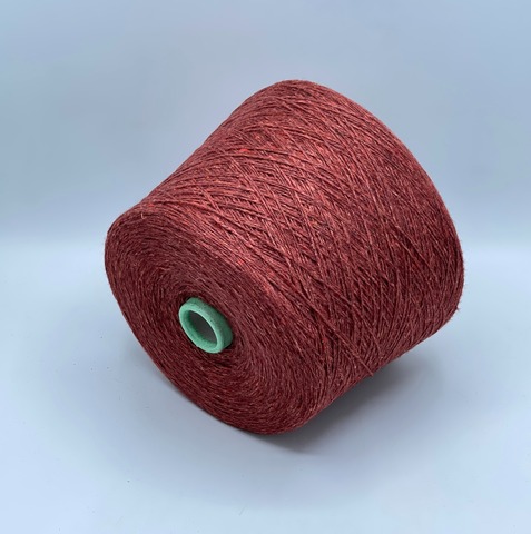 Filcom, Tibet tweed 2/11 550м. 50%Як, 50%Шелк, Вяленый томат,твид(133), 42083