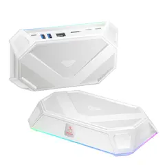Док-станция JSAUX 8-Port RGB Docking Station HB0801, White (Белый)