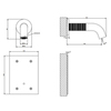 Gessi 44665#031 Встраиваемая часть для электронного смесителя