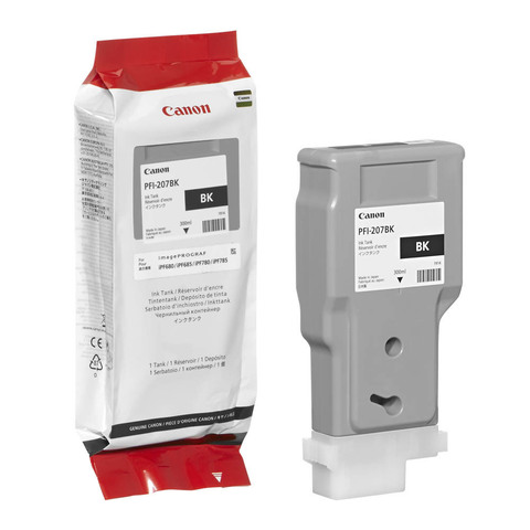 Картридж Canon PFI-207 BK/8789B001