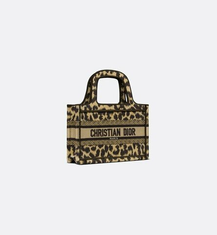 Сумка Dior Book Tote, модель мини-формата бежевый