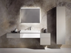 Geberit Xeno2 500.503.00.1 Высокий шкафчик с одной дверью и внутренним зеркалом, 40x170x35.1см, Серый / Матовое покрытие