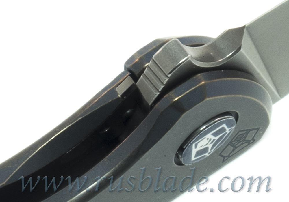 Shirogorov Flipper 95 М390 Blue Anod - фотография 