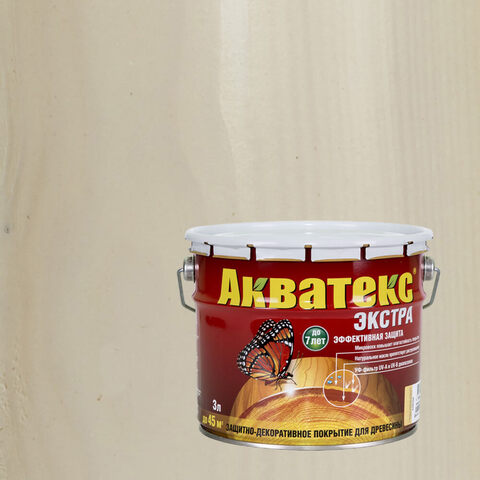 Защитно-декоративное покрытие для древесины Акватекс Экстра