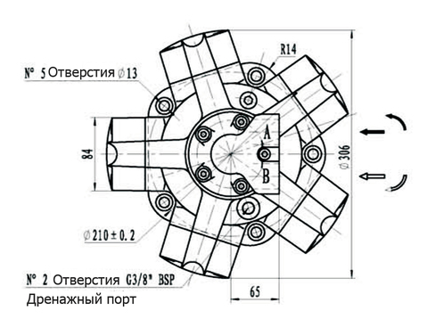 Гидромотор IPM3-450