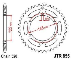 Звезда ведомая JTR855 48