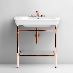 ArtCeram Civitas CIA003 77 ROSA ORO Металическая структура для раковины фото