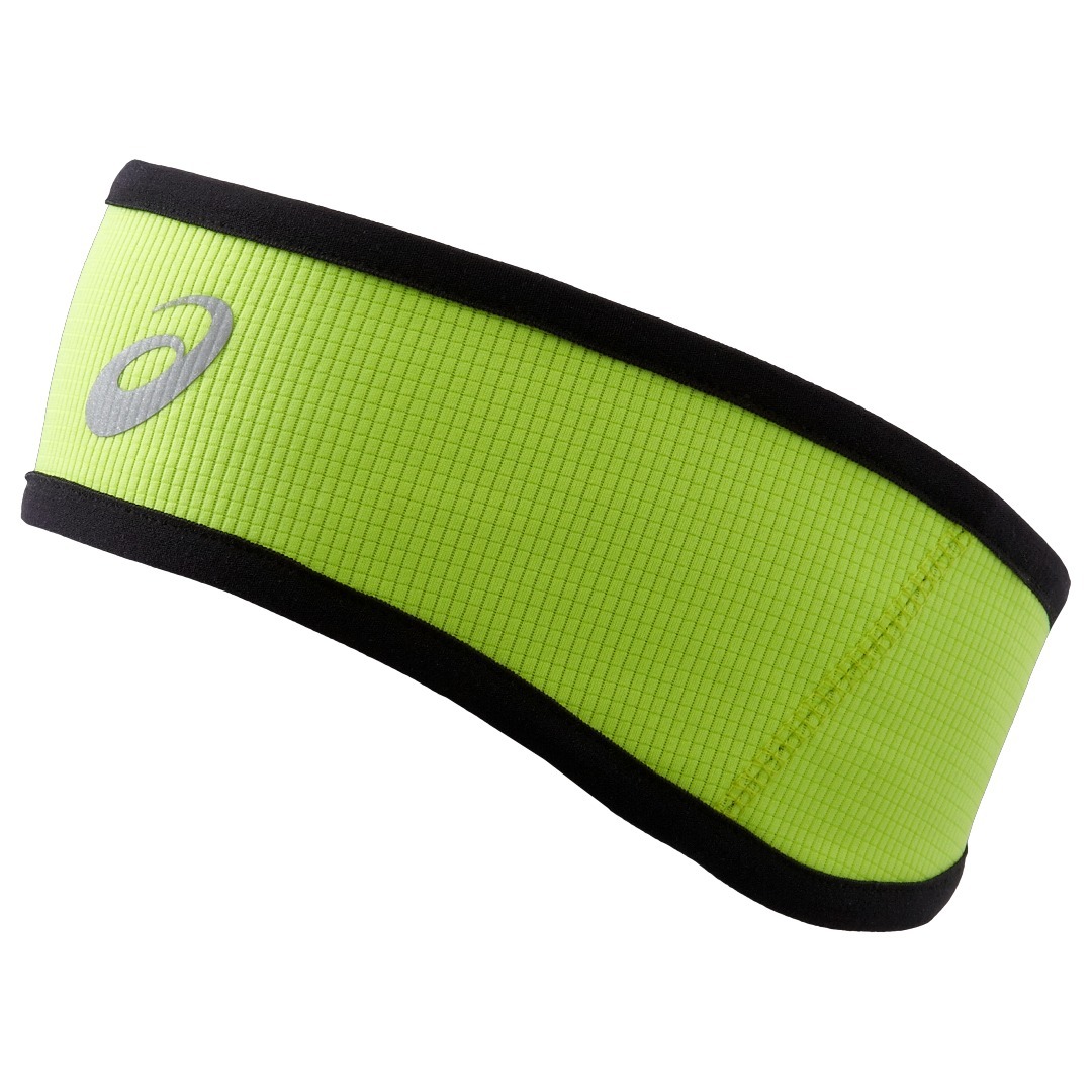 Повязка для бега зимой Asics Winter HeadBand lime