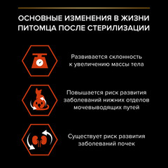Pro Plan сухой корм для стерилизованных кошек для поддержания органов чувств (лосось) 3 кг