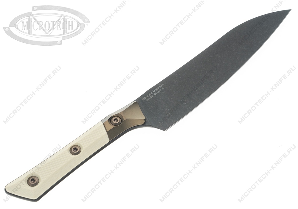 Нож Microtech Kitchen Utility Ivory 3400B-1DLCIVS Bolster
