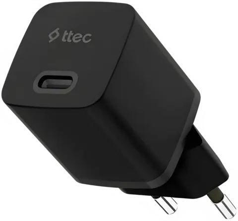 Зарядное устройство TTEC SmartCharger GAN 20W PD USB-C Travel Fast Charger, черный