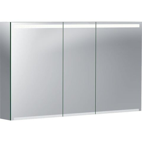 Geberit Option 500.207.00.1 Зеркальный шкаф с подсветкой, три двери, 120x70x15см