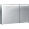 Geberit Option 500.207.00.1 Зеркальный шкаф с подсветкой, три двери, 120x70x15см