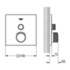 GROHE Grohtherm SmartControl 29153LS0 Термостат для душа встраиваемый на 1 потребителя