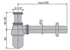 Alcaplast A431 Сифон для раковины