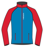 Детская Утеплённая лыжная куртка Nordski Jr. Premium Blue-Red 2020