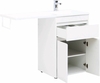 Aquanet Токио 239210 Тумба с раковиной, цвет: белый