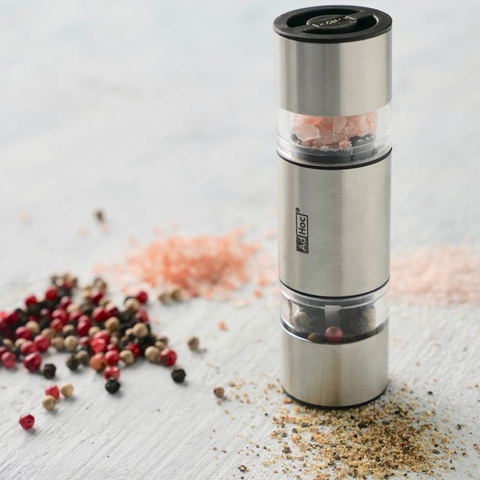 Мельница двусторонняя для перца и соли, ADHOC DUOMILL MINI, размер 3,2х11 см арт. MP12