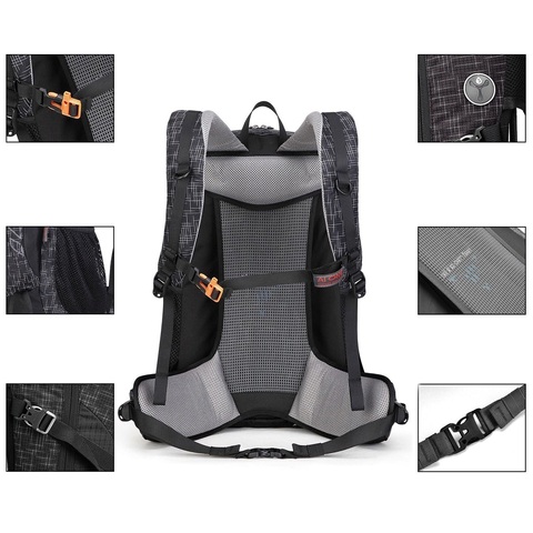 Картинка рюкзак туристический Ai One 9922 Black - 6