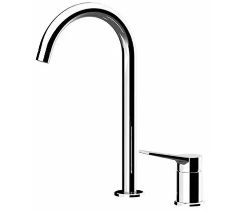Remer Slash & Dot SL57L Смеситель для раковины, цвет: хром