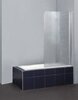 BelBagno Sela SELA-V-1-80/140-P-CR-R Душевая шторка на ванну, цвет: хром