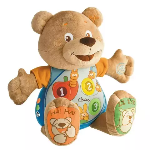 Chicco развивающая игрушка Говорящий мишка Тедди