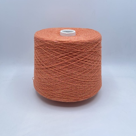 Luxury Selection by Ri.Go (пр.Италия), art-Camelia,2/15 750м/100гр, 50%Хлопок 50%Буретный шелк , цвет-Оранжево-желтое мулине ,арт.23867