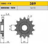Звезда передняя (ведущая) Sunstar 38914 JTF736.14 для Ducati