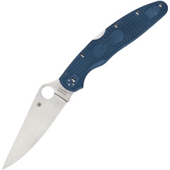 Фото Складной нож Spyderco Police 4, сталь SPY27, рукоять FRN, синий