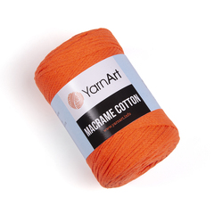 Пряжа YarnArt Macrame Cotton, Яркий оранжевый