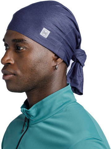 Картинка бандана-труба Buff CoolNet Reflective Solid Night Blue - 2