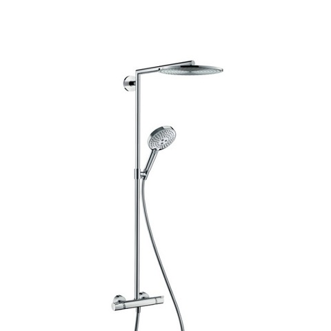 Hansgrohe Raindance S 27114000 Душевая система внешнего монтажа с термостатом 114,5 см с верхней лейкой 30х30 см