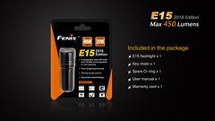 Фонарик Fenix E15 XP-G2 R5 450 лм CR123A/16340