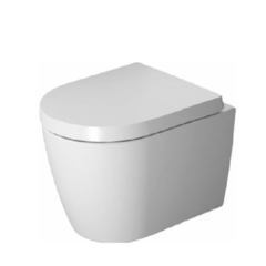 Duravit ME by Starck 45300900A1 (253009+002019) Комплект: унитаз подвесной Compact Rimless, 370x480 мм 253009 + сиденье с микролифтом: цвет: белый фото