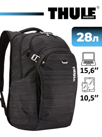 Картинка рюкзак городской Thule Construct Backpack 28L Black - 1