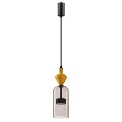 5046/12LB L-VISION ODL24 369 черный/светл.коричневый/металл/стекло/керамика Подвес LED 12W 4000К 1400Лм PALLETA